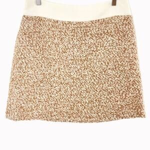 Club Monaco Tweed Wool Mini Skirt Sz 10